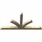 Ekena Millwork Richland Rough Sawn Timber Gable Bracket, Douglas Fir, 108"W x 54"H x 6"D x 6"F, 12/12 Pitch GBW108X54X0606RIC00RDF - alternate 2